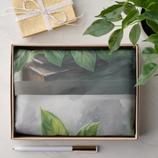 Lush Spring Basil Decoupage Paper Seidenpapier (Geschenk)