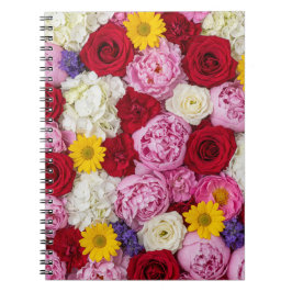 Lush Summer Bloom Floral Notizblock