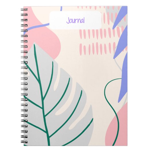 Lush Summer Botanical Journal Notizblock (Vorderseite)