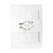 Lush Tropical Bly Band - Portrait 2" x 11,5"