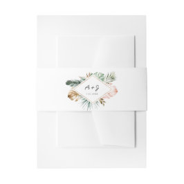 Lush Tropical Bly Band - Portrait 2" x 11,5"