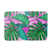 Lush Tropical Island Foliage Bath Mat Badematte (Vorderseite)