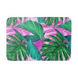 Lush Tropical Island Foliage Bath Mat Badematte