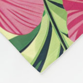 Lush Tropical Summer Florals Fleecedecke (Ecke)