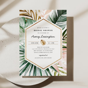 Lush Tropics Bridal Shower Invitation Einladung