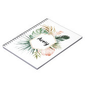 Lush Tropics Personalisiert Notebook Notizblock (Linke Seite)