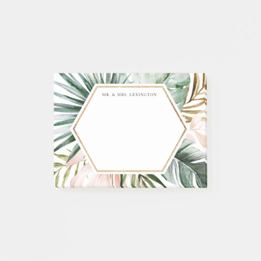 Lush Tropics Post It Note Pad Post-it Klebezettel (Vorderseite)