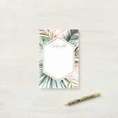 Lush Tropics Post It Pad Post-it Klebezettel (Auf Schreibtisch)