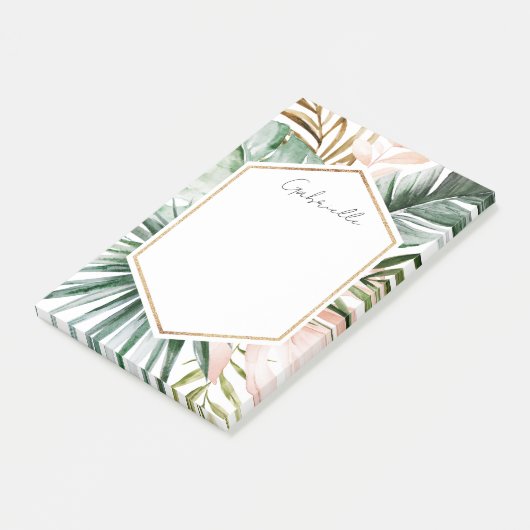 Lush Tropics Post It Pad Post-it Klebezettel (angewinkelt)