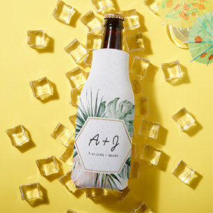 Lush Tropics Wedding Flasche Cooler gemütlich Flaschenkühler