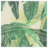 Lush Warm Dschungel Blätter Stoff (Nahaufnahme)