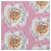 Lush White Peonies Pattern Stoff (Muster)