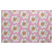 Lush White Peonies Pattern Stoff (Fat Quarter (45,7 x 55,9 cm))