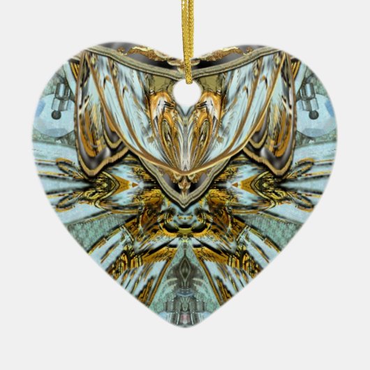 LushFlow Elegant Lady Keramikornament (Vorne)