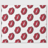Lushious Lippen Geschenkpapier (Flach)