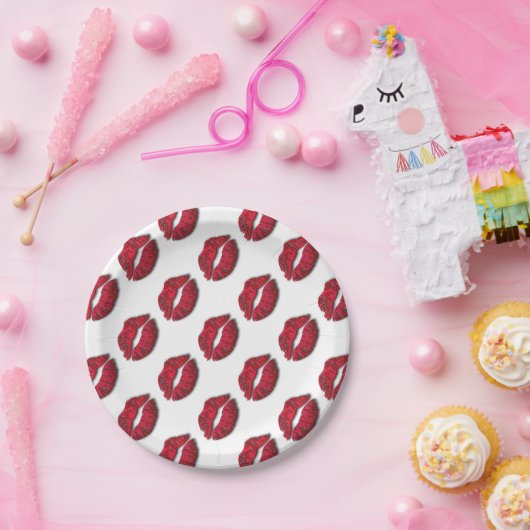 Lushious Lippen Pappteller (Party)