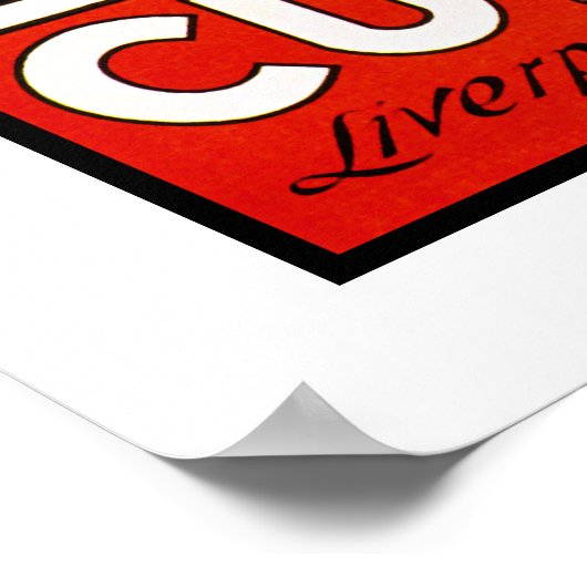 Lusitania Abfahrt Poster (Ecke)