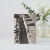 Lusitania Arrives New York City 1907 Postkarte (Stehend Vorderseite)