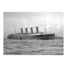 Lusitania Departs New York