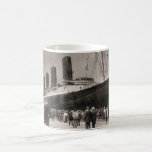 Lusitania erreicht New York City 1907 Kaffeetasse