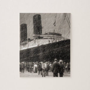 Lusitania kommt New York City 1907 an Puzzle