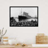 Lusitania Spectators 1907 Poster (Küche)