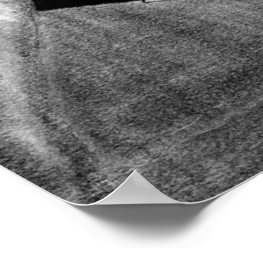 Lusitano Dressage Horse Portrait Poster (Ecke)