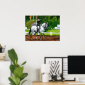 Lusitano Horse Portrait Poster (Heimbüro)