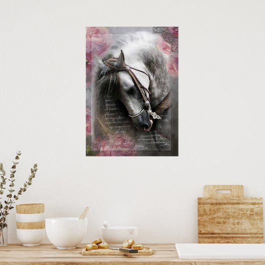 Lusitano Horse - Poster (Küche)