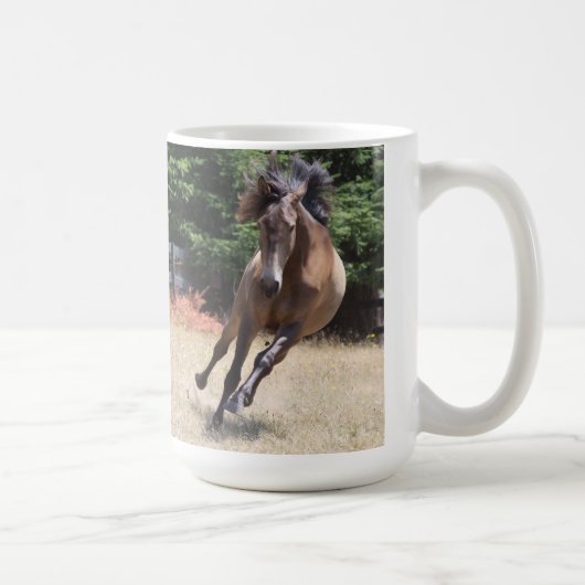 Lusitano Pferd an der Freiheit Kaffeetasse (Rechts)
