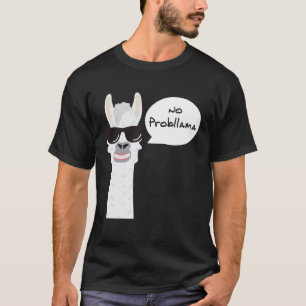 Lusitges Lama Alpaka für Frauen Männer Kinder T-Shirt