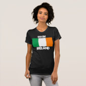 Lusk, Irland mit irischer Flagge T-Shirt (Vorne ganz)