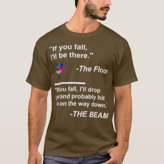 Lusrevitik Gymnastik Turn Spruch Design T-Shirt