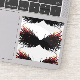 Lust Abstract 7 Deadly Sins Alcohol Ink Art Aufkleber