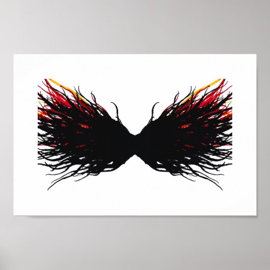 Lust Abstract 7 Deadly Sins Alcohol Ink Art Poster (Vorne)