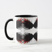 Lust Abstract 7 Deadly Sins Alcohol Ink Art Tasse (Links)