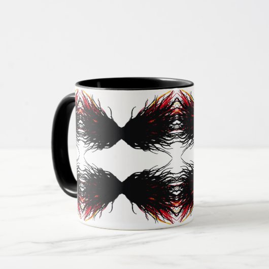 Lust Abstract 7 Deadly Sins Alcohol Ink Art Tasse (Vorderseite Links)