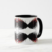 Lust Abstract 7 Deadly Sins Alcohol Ink Art Tasse (VorderseiteRechts)