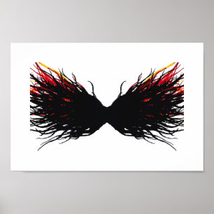 Lust Abstract 7 Todsünden Alcohol Tinten Kunst Poster