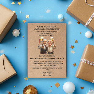 Lust auf die Jahre! Funny Old Man Birthday Einladung