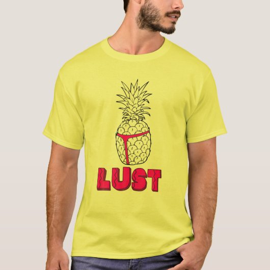 Lust für Ananas Funny TV Parody Vacation Stuff T-Shirt (Vorderseite)