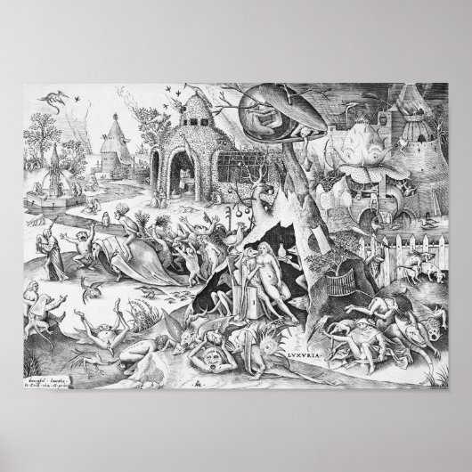 Lust (Luxuria), die sieben toten Sünden Poster (Vorne)