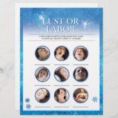 Lust oder Arbeit [schneeblau] Briefbogen (Vorne/Hinten)