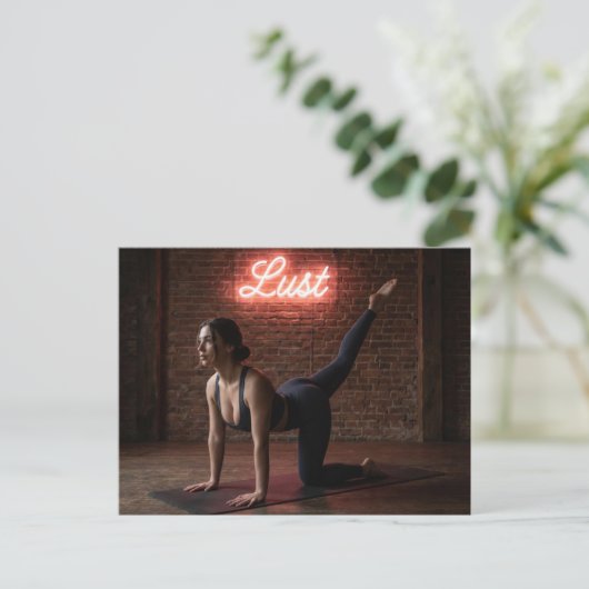 Lust Postkarte (Stehend Vorderseite)