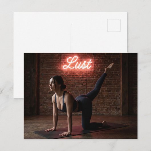 Lust Postkarte (Vorne/Hinten)