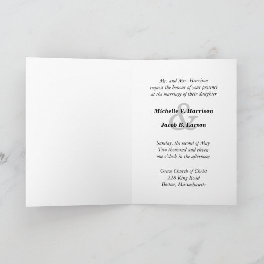 Lüster Einladung (Innenseite)