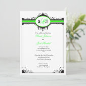 Lüster-Einladung Einladung (Stehend Vorderseite)