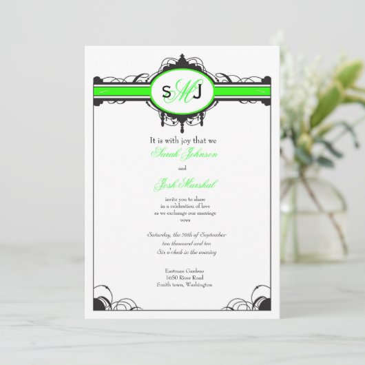 Lüster-Einladung Einladung (Stehend Vorderseite)