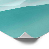 Lüster Fantasy Heißluftballonlandschaft Poster (Ecke)