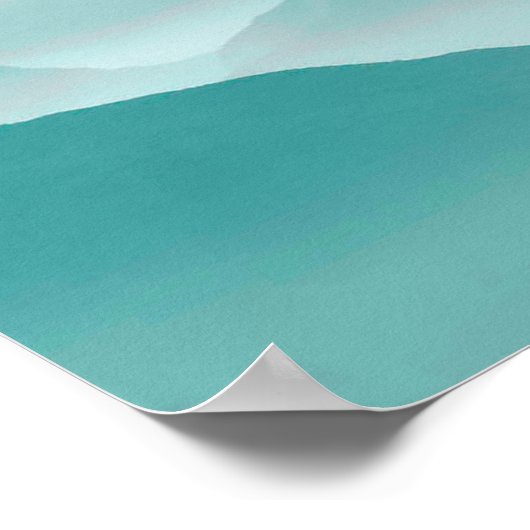 Lüster Fantasy Heißluftballonlandschaft Poster (Ecke)